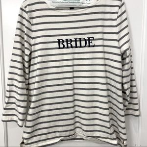 J Crew BRIDE shirt
